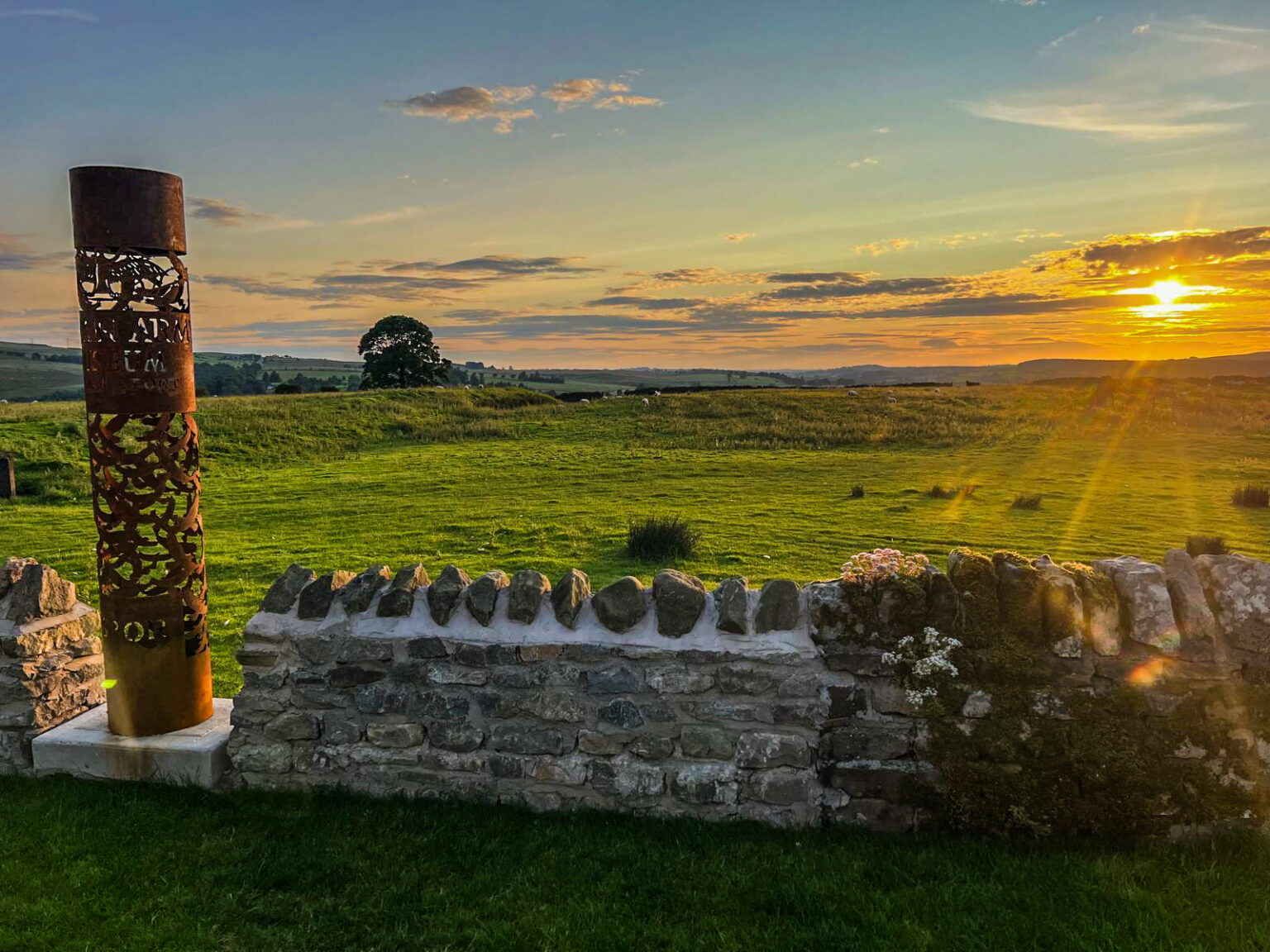 Golden Hour Relax at the Roman Army Museum Roman Army Museum